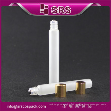 SRS Manufacturers wholesale white glass bottle , mini roll on glass bottle 15ml
